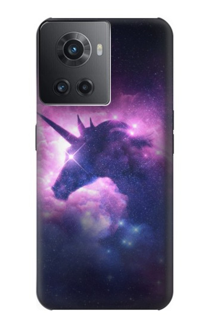 W3538 Unicorn Galaxy Funda Carcasa Case y Caso Del Tirón Funda para OnePlus 10R