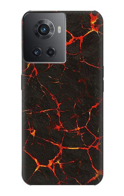 W3696 Lava Magma Funda Carcasa Case y Caso Del Tirón Funda para OnePlus 10R