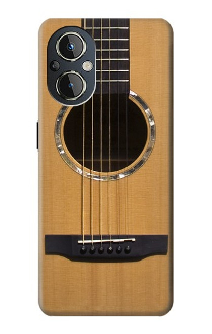 W0057 Acoustic Guitar Funda Carcasa Case y Caso Del Tirón Funda para OnePlus Nord N20 5G