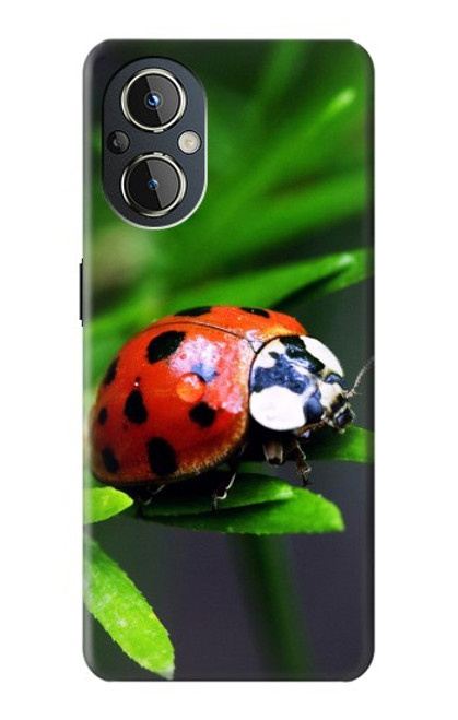 W0263 Ladybug Funda Carcasa Case y Caso Del Tirón Funda para OnePlus Nord N20 5G