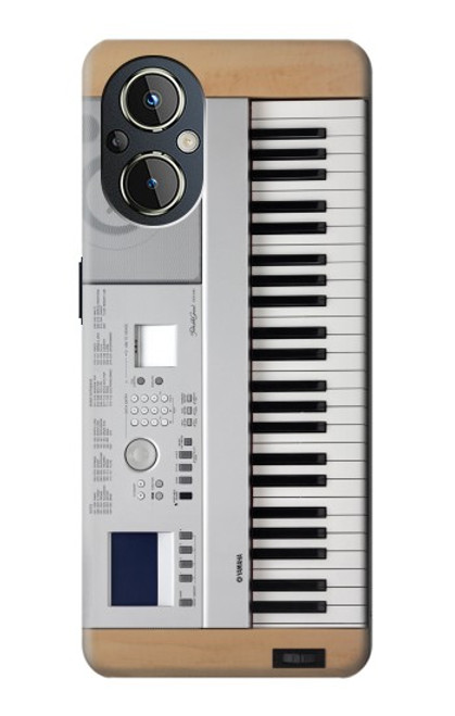 W0891 Keyboard Digital Piano Funda Carcasa Case y Caso Del Tirón Funda para OnePlus Nord N20 5G