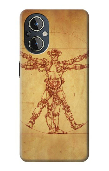 W1682 Steampunk Frankenstein Funda Carcasa Case y Caso Del Tirón Funda para OnePlus Nord N20 5G