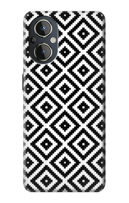 W3424 Ruta Pattern Funda Carcasa Case y Caso Del Tirón Funda para OnePlus Nord N20 5G