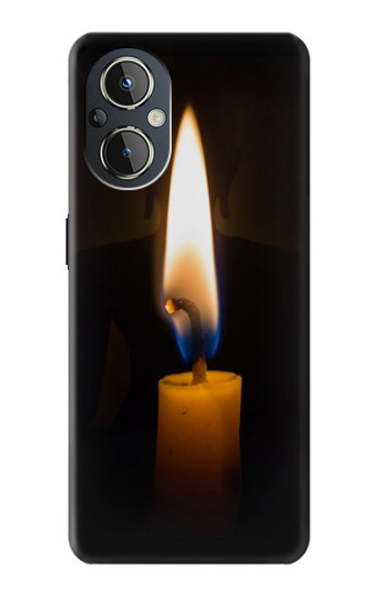 W3530 Buddha Candle Burning Funda Carcasa Case y Caso Del Tirón Funda para OnePlus Nord N20 5G