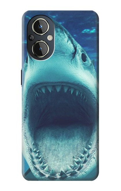 W3548 Tiger Shark Funda Carcasa Case y Caso Del Tirón Funda para OnePlus Nord N20 5G