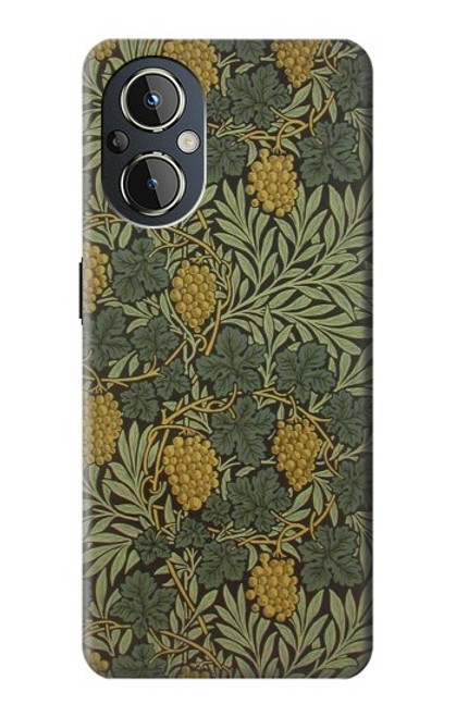 W3662 William Morris Vine Pattern Funda Carcasa Case y Caso Del Tirón Funda para OnePlus Nord N20 5G