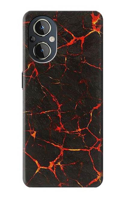 W3696 Lava Magma Funda Carcasa Case y Caso Del Tirón Funda para OnePlus Nord N20 5G