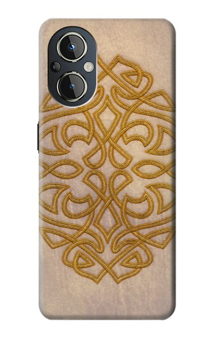 W3796 Celtic Knot Funda Carcasa Case y Caso Del Tirón Funda para OnePlus Nord N20 5G