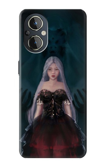 W3847 Lilith Devil Bride Gothic Girl Skull Grim Reaper Funda Carcasa Case y Caso Del Tirón Funda para OnePlus Nord N20 5G