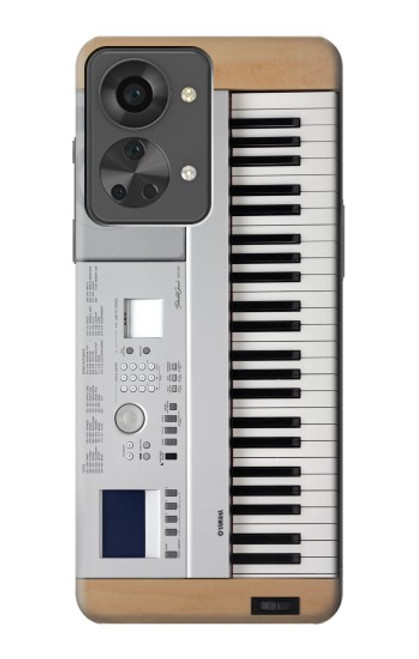 W0891 Keyboard Digital Piano Funda Carcasa Case y Caso Del Tirón Funda para OnePlus Nord 2T