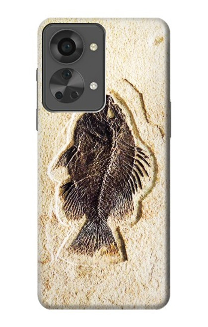 W2562 Fossil Fish Funda Carcasa Case y Caso Del Tirón Funda para OnePlus Nord 2T