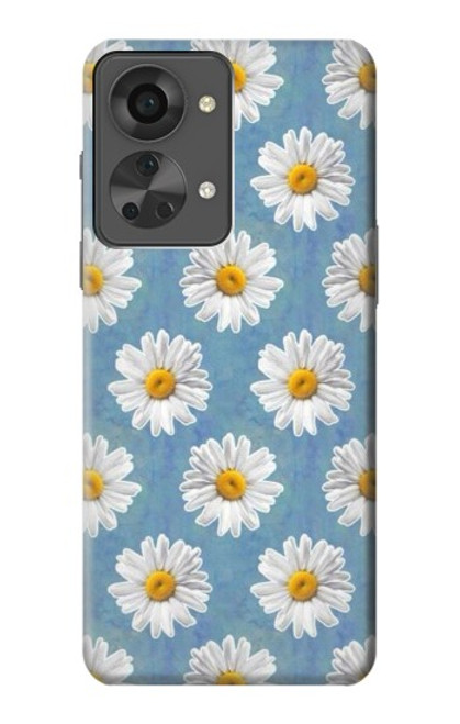 W3454 Floral Daisy Funda Carcasa Case y Caso Del Tirón Funda para OnePlus Nord 2T