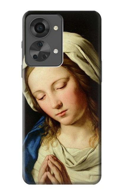 W3476 Virgin Mary Prayer Funda Carcasa Case y Caso Del Tirón Funda para OnePlus Nord 2T