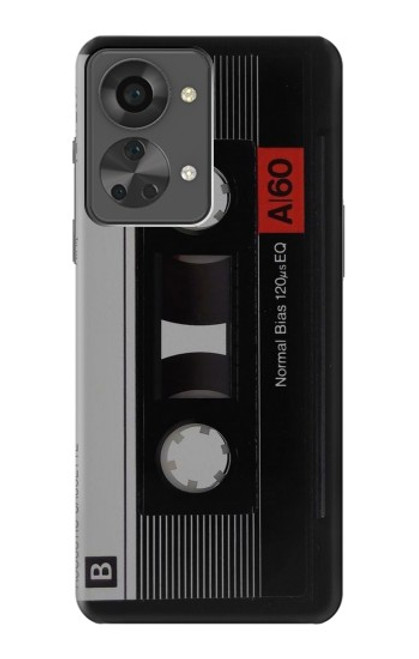 W3516 Vintage Cassette Tape Funda Carcasa Case y Caso Del Tirón Funda para OnePlus Nord 2T