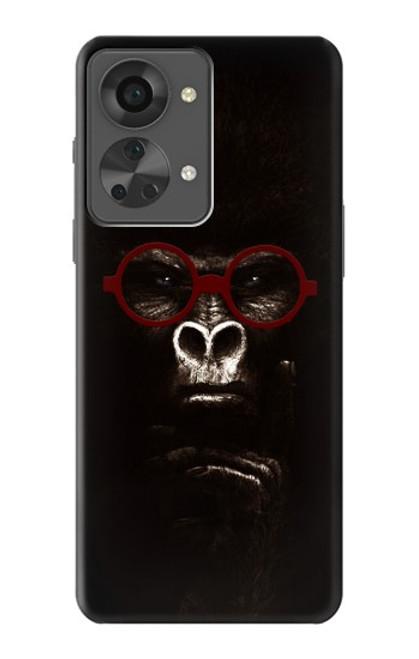 W3529 Thinking Gorilla Funda Carcasa Case y Caso Del Tirón Funda para OnePlus Nord 2T