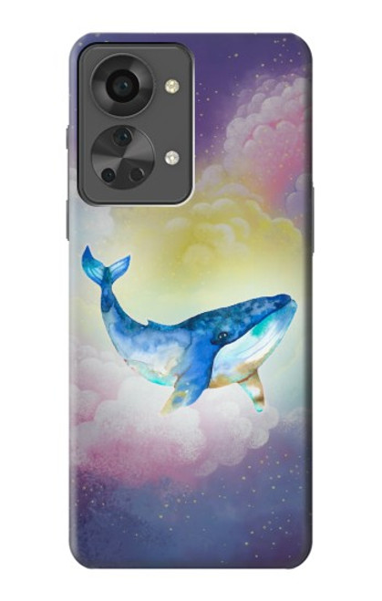 W3802 Dream Whale Pastel Fantasy Funda Carcasa Case y Caso Del Tirón Funda para OnePlus Nord 2T