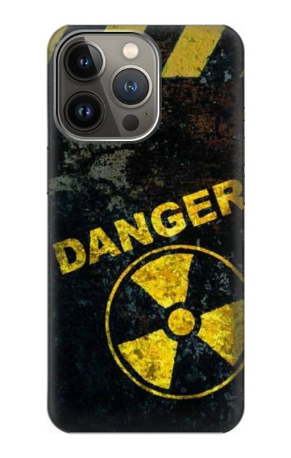 W3891 Nuclear Hazard Danger Funda Carcasa Case y Caso Del Tirón Funda para iPhone 13 Pro Max