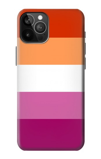 W3887 Lesbian Pride Flag Funda Carcasa Case y Caso Del Tirón Funda para iPhone 12 Pro Max