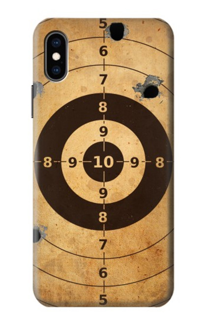 W3894 Paper Gun Shooting Target Funda Carcasa Case y Caso Del Tirón Funda para iPhone X, iPhone XS