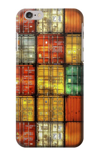 W3861 Colorful Container Block Funda Carcasa Case y Caso Del Tirón Funda para iPhone 6 Plus, iPhone 6s Plus