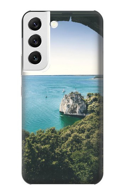 W3865 Europe Duino Beach Italy Funda Carcasa Case y Caso Del Tirón Funda para Samsung Galaxy S22