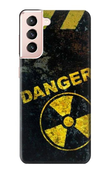 W3891 Nuclear Hazard Danger Funda Carcasa Case y Caso Del Tirón Funda para Samsung Galaxy S21 5G