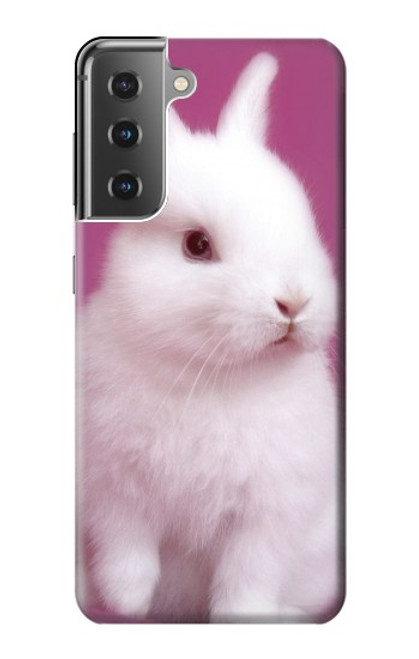 W3870 Cute Baby Bunny Funda Carcasa Case y Caso Del Tirón Funda para Samsung Galaxy S21 Plus 5G, Galaxy S21+ 5G