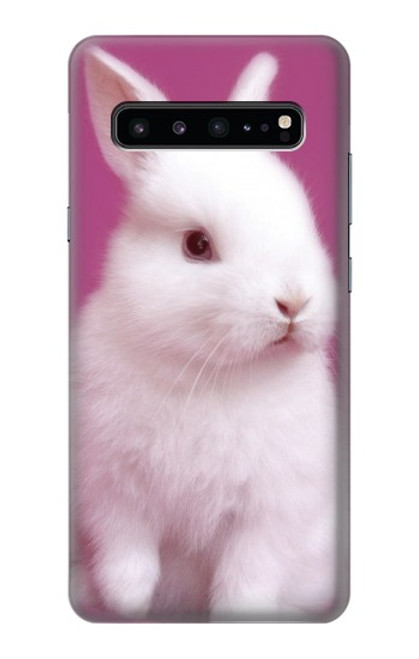 W3870 Cute Baby Bunny Funda Carcasa Case y Caso Del Tirón Funda para Samsung Galaxy S10 5G