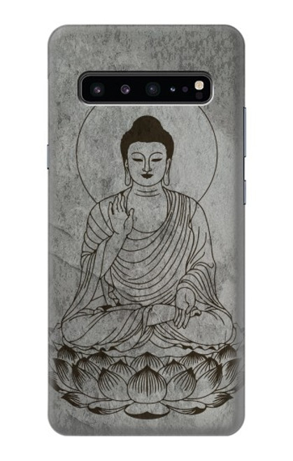 W3873 Buddha Line Art Funda Carcasa Case y Caso Del Tirón Funda para Samsung Galaxy S10 5G