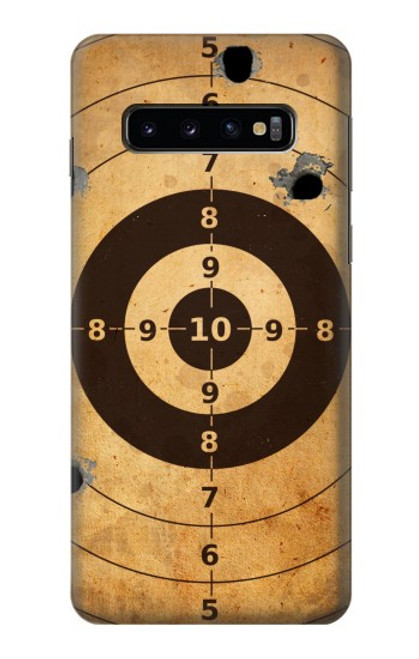 W3894 Paper Gun Shooting Target Funda Carcasa Case y Caso Del Tirón Funda para Samsung Galaxy S10
