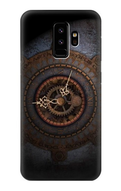 W3908 Vintage Clock Funda Carcasa Case y Caso Del Tirón Funda para Samsung Galaxy S9