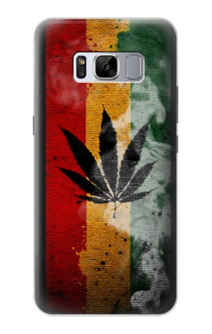 W3890 Reggae Rasta Flag Smoke Funda Carcasa Case y Caso Del Tirón Funda para Samsung Galaxy S8 Plus