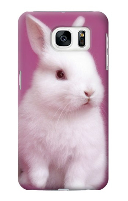 W3870 Cute Baby Bunny Funda Carcasa Case y Caso Del Tirón Funda para Samsung Galaxy S7