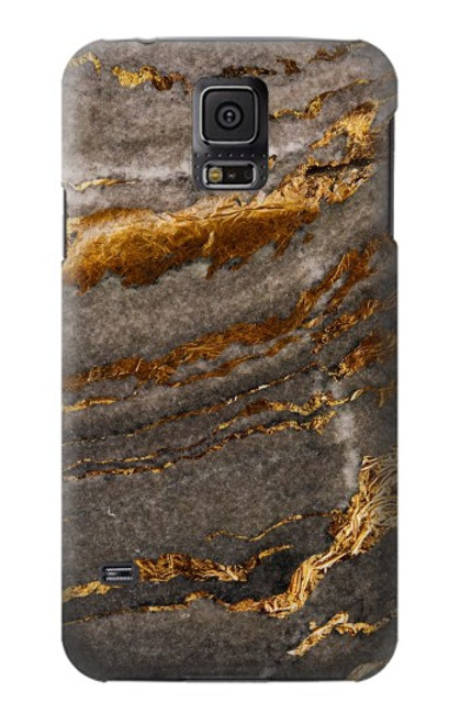 W3886 Gray Marble Rock Funda Carcasa Case y Caso Del Tirón Funda para Samsung Galaxy S5