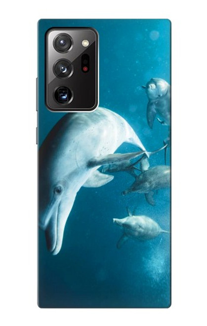 W3878 Dolphin Funda Carcasa Case y Caso Del Tirón Funda para Samsung Galaxy Note 20 Ultra, Ultra 5G
