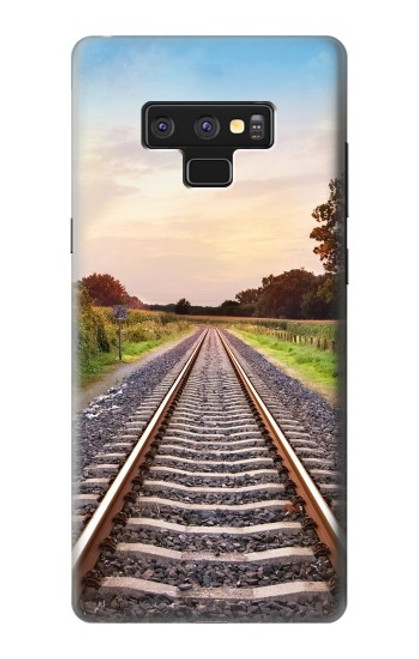 W3866 Railway Straight Train Track Funda Carcasa Case y Caso Del Tirón Funda para Note 9 Samsung Galaxy Note9