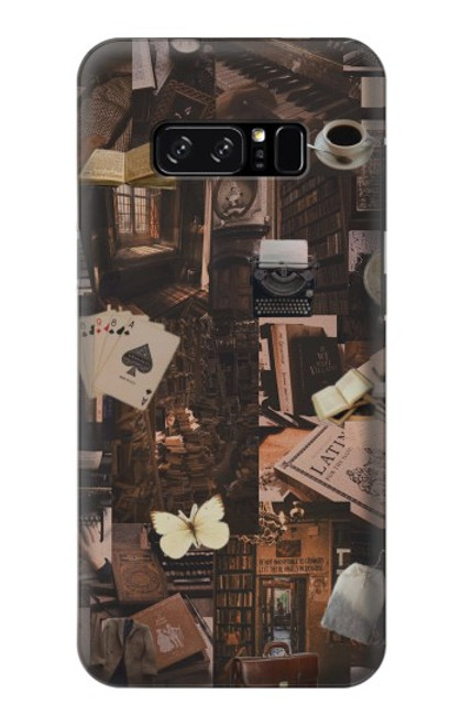 W3877 Dark Academia Funda Carcasa Case y Caso Del Tirón Funda para Note 8 Samsung Galaxy Note8