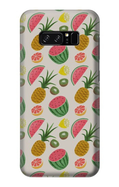 W3883 Fruit Pattern Funda Carcasa Case y Caso Del Tirón Funda para Note 8 Samsung Galaxy Note8