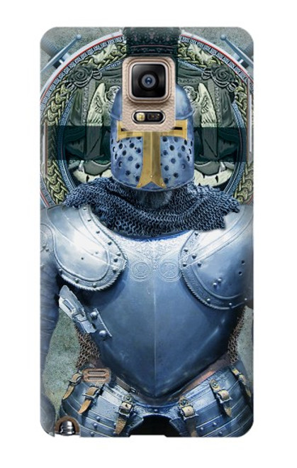 W3864 Medieval Templar Heavy Armor Knight Funda Carcasa Case y Caso Del Tirón Funda para Samsung Galaxy Note 4