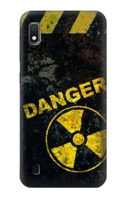 W3891 Nuclear Hazard Danger Funda Carcasa Case y Caso Del Tirón Funda para Samsung Galaxy A10