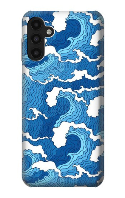 W3901 Aesthetic Storm Ocean Waves Funda Carcasa Case y Caso Del Tirón Funda para Samsung Galaxy A13 4G