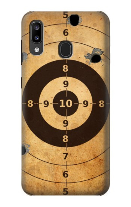 W3894 Paper Gun Shooting Target Funda Carcasa Case y Caso Del Tirón Funda para Samsung Galaxy A20, Galaxy A30