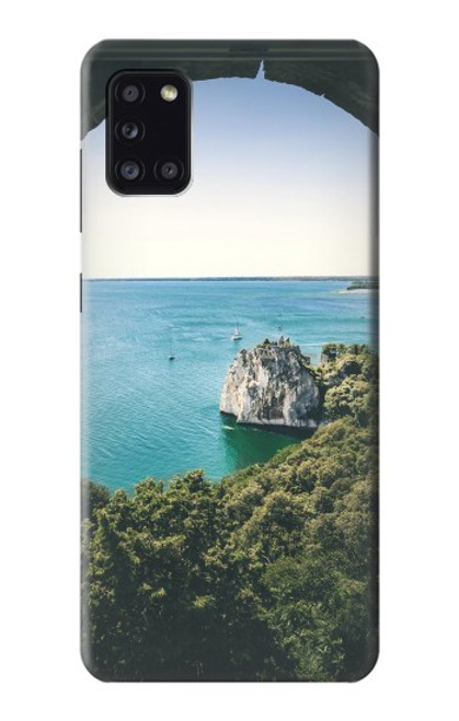 W3865 Europe Duino Beach Italy Funda Carcasa Case y Caso Del Tirón Funda para Samsung Galaxy A31