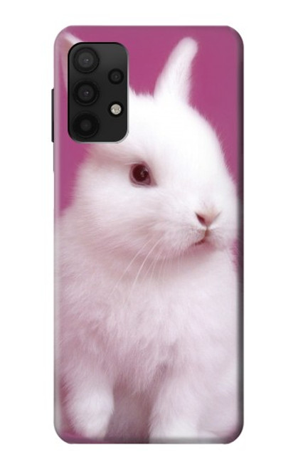 W3870 Cute Baby Bunny Funda Carcasa Case y Caso Del Tirón Funda para Samsung Galaxy A32 4G
