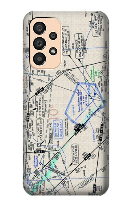 W3882 Flying Enroute Chart Funda Carcasa Case y Caso Del Tirón Funda para Samsung Galaxy A33 5G