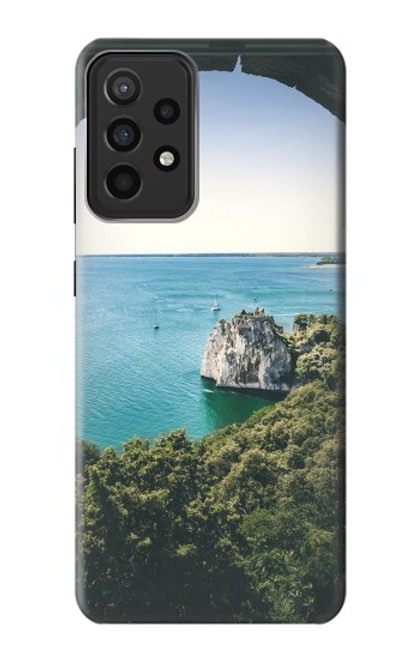 W3865 Europe Duino Beach Italy Funda Carcasa Case y Caso Del Tirón Funda para Samsung Galaxy A52s 5G