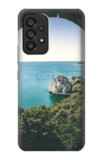 W3865 Europe Duino Beach Italy Funda Carcasa Case y Caso Del Tirón Funda para Samsung Galaxy A53 5G