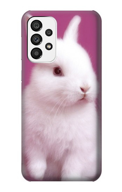 W3870 Cute Baby Bunny Funda Carcasa Case y Caso Del Tirón Funda para Samsung Galaxy A73 5G