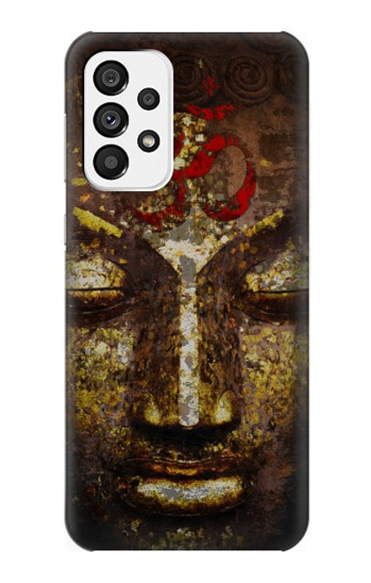 W3874 Buddha Face Ohm Symbol Funda Carcasa Case y Caso Del Tirón Funda para Samsung Galaxy A73 5G