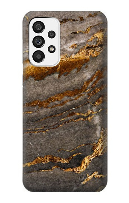 W3886 Gray Marble Rock Funda Carcasa Case y Caso Del Tirón Funda para Samsung Galaxy A73 5G